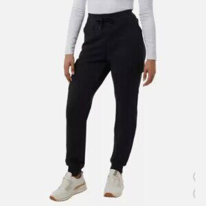 NWOT 32 Degrees Women's S Black Scuba Cargo Soft Joggers With Pockets